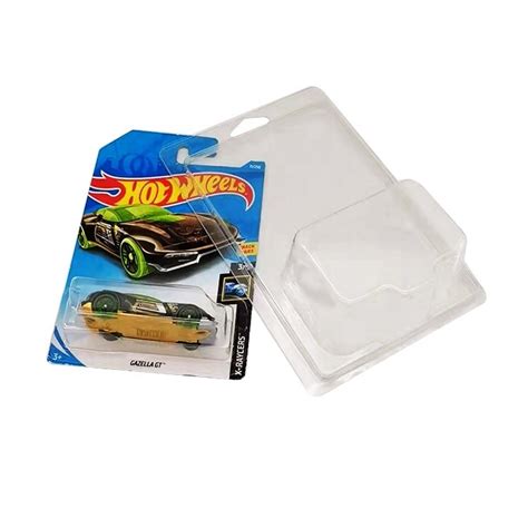 Custom Clamshell Mainline Premium Team Transport Clear Plastic Hot Wheels Blister Pack Protector