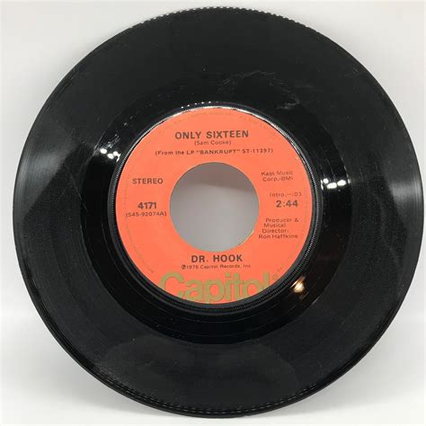 DR. HOOK {Pop Rock 45} Only Sixteen / Let Me Be Your Lover | eBay