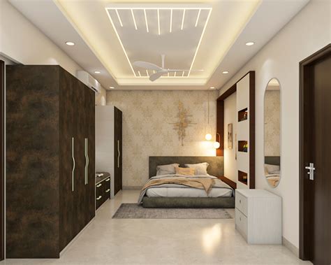 Spacious Centre Drop Ceiling Design Livspace