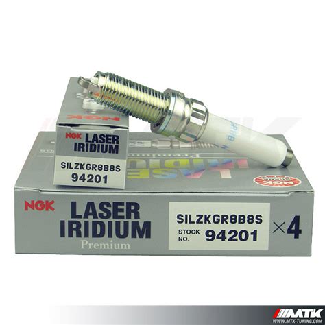 Bougie NGK Iridium SILZKGR8B8S 94201 Pack De 4 Ou 6