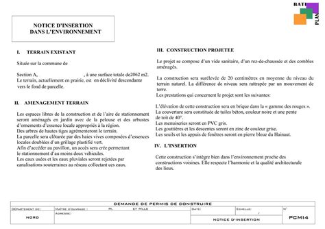 Exemple Permis De Construire Maison Individuelle Pdf Ventana Blog