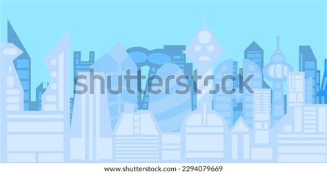 City Silhouette Vector Wallpaper Style Stock Vector (Royalty Free ...