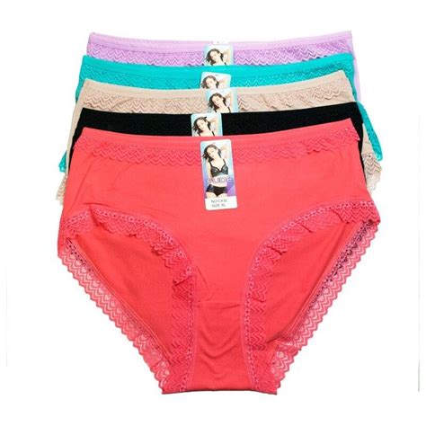 B11 FUDE Soft Stretchy Lacy High Cut Plus Size Sissy Bikini Panties XL XXL XXXL EBay