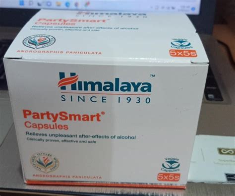 Himalaya Party Smart Capsules At Rs Box Anti Alcohol Drugs In