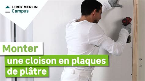 Comment monter une cloison en plaques de plâtre sur ossature métallique