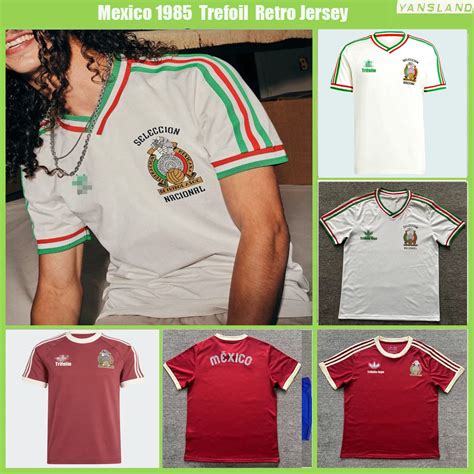 Mexico Retro Jerseymexico National Team Classic Jersey Shopee Malaysia