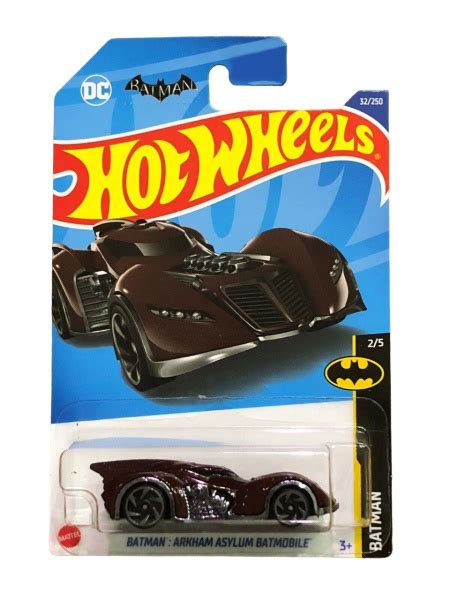 HCW Машинка металлическая игрушка Hot Wheels коллекционная модель BATMAN ARKHAM ASYLUM