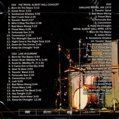The Royal Albert Hall Concert Live In Europe Tour 1970 2 Cd 1