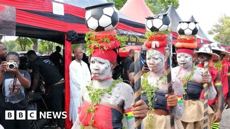 In Pictures Ghanaian Footballer Christian Atsu Laid To Rest BBC News