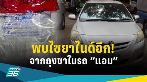 พบไซยาไนด์ จากถุงชาในรถ “แอม” คาดกินแล้วตายได้ภายใน 6 10 นาที Pptvhd36