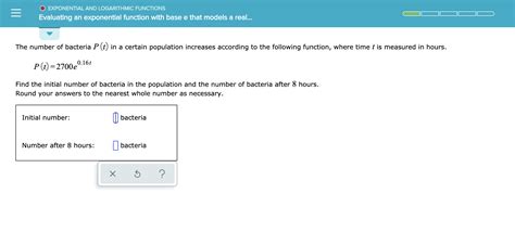 Answered Exponential And Logarithmic Functions Bartleby