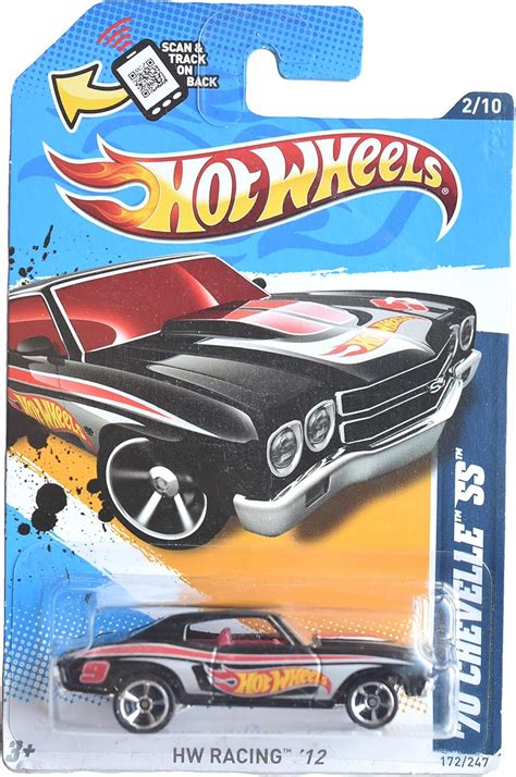 Amazon Hot Wheels 70 Chevelle SS HW Racing 12 172 247 Toys Games