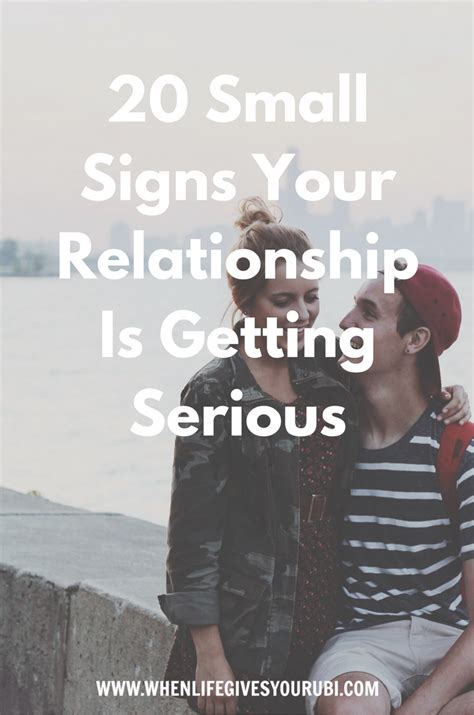 20 Small Signs Your Relationship Is Getting Serious When Life Gives