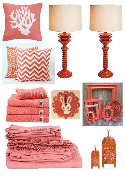 20 Coral Color Home Decor Accents