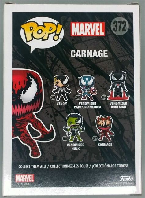 Funko POP 372 Carnage Axe Hands Marvel Venom Includes POP