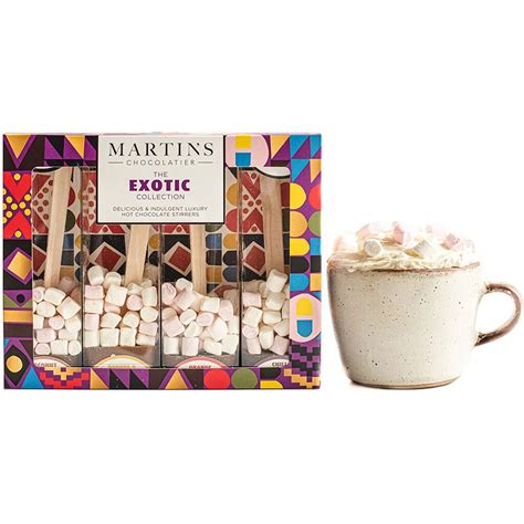 Exotic Flavours Hot Chocolate Stirrers By Martin S Chocolatier