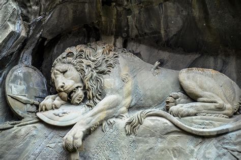 Löwendenkmal Dying Lion Monument Of Lucerne Switzerland Flickr