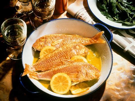 Red Mullet With Lemon Sauce Recipe Eat Smarter Usa