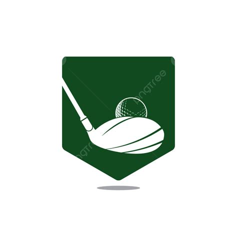 Golf Club Vector Logo Design Circle Crown Putter Png And Vector With