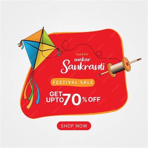 Premium Vector Happy Makar Sankranti Festival Sale Social Media Post