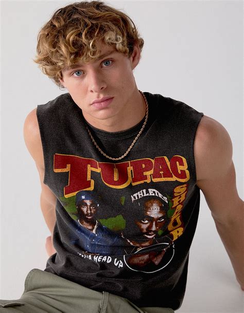 Tupac Keep Ya Head Up Mens Muscle Tee Black Tillys Tenue