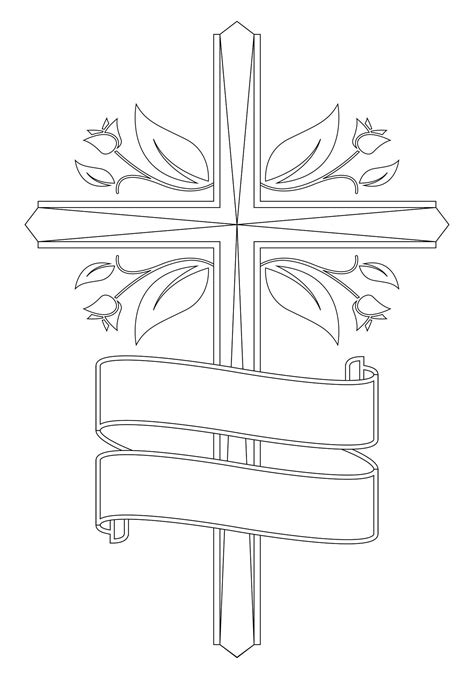 10 best large printable cross stencil – Artofit