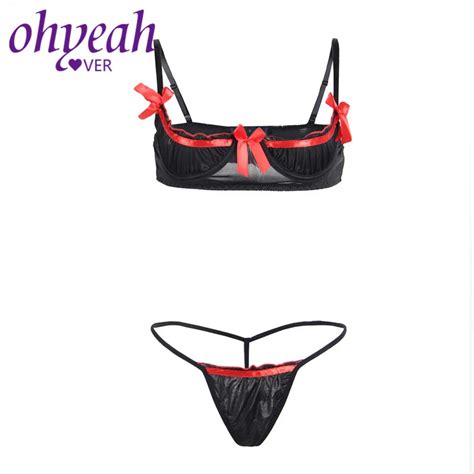 Ohyeahamante Feminino Conjunto De Suti Push Up Suti S Retos Finos Meia Copo Sexi Lingerie