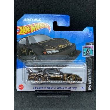 Hot Wheels Lbwk Liberty Walk Super Silhouette Nissan Silvia S Black Metalic Short Card