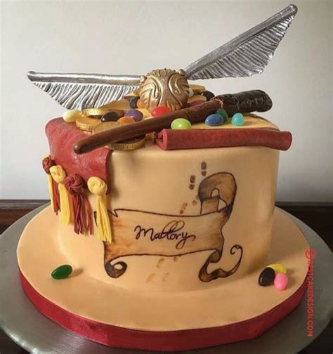 Gryffindor Theme Cake Ideas Images Birthday Cake Pictures