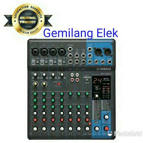 Jual Mixer Yamaha Mg Xu Original Garansi Di Lapak Gemilang Elek