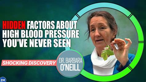 The REAL REASON Behind Your High Blood Pressure (Dr. Barbara O'Neill's ...
