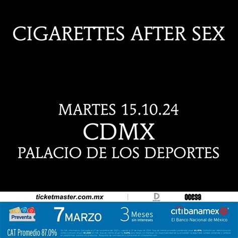 Fecha Lugar Y Venta De Boletos Para El Concierto De Cigarettes After