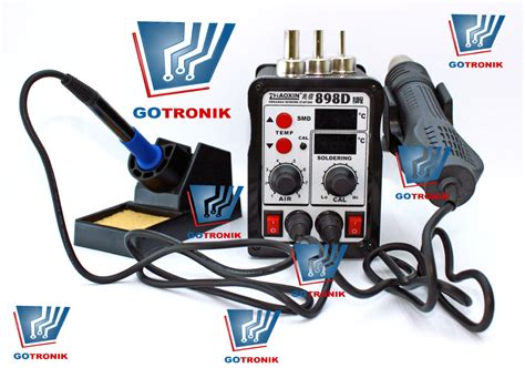 898D Stacja lutownicza HOT AIR na gorące powietrze 2w1 Zaoxin