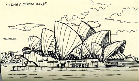 Sydney Opera House Drawing