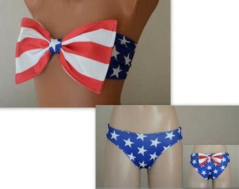 Brazil Flag Bikini Etsy