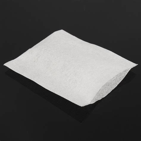 New Pcs Set Non Woven Empty Teabags String Heat Seal Filter Paper