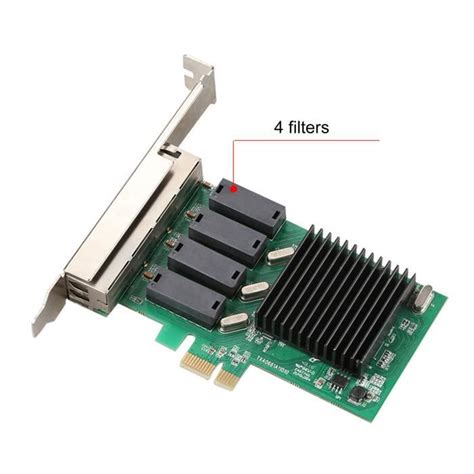 Carte Ethernet Gigabit Carte R Seau Pcie Ports Mbps Pci Express