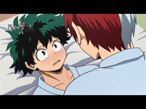 Tododeku Kiss Behind The Scenes Bts 2 Hospital Scene Todoroki Shouto X Midoriya Izuku Yaoi