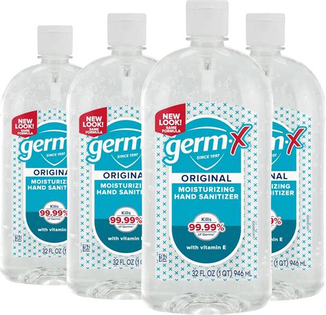 Germ X Original Hand Sanitizer Non Drying Moisturizing Gel