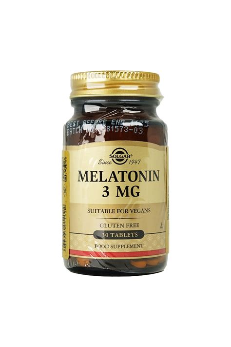 Solgar Melatonin 3 Mg 30 Tablet Için Kullanılır Fiyatı Yorumları