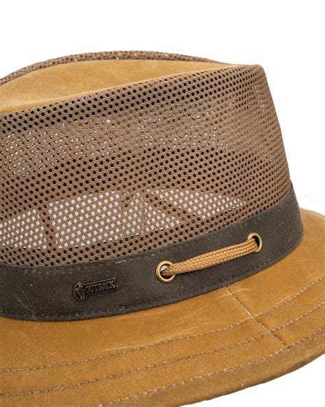 Willis with Mesh | Oilskin Hats by Outback Trading Company