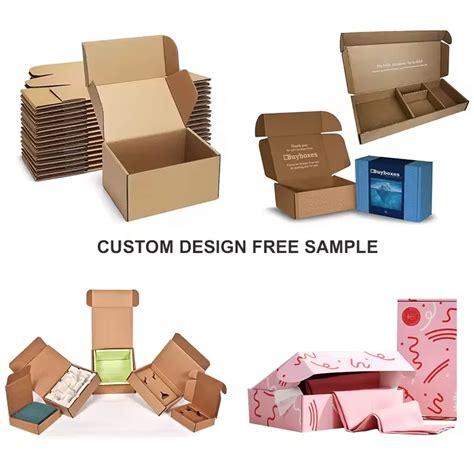 custom luxury pink paper weave packaging box clothing boxes wighair