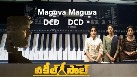 Maguva Maguva Song Piano Notes Vakeel Saab Youtube