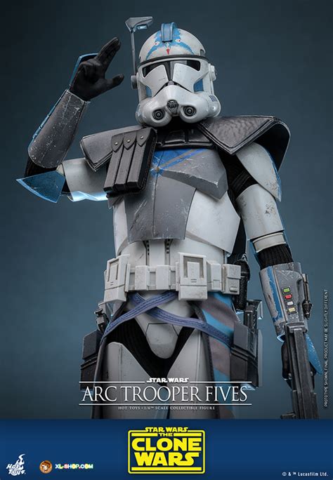 Hot Toys TMS Star Wars The Clone Wars Th Scale Arc Trooper Fives Collectible
