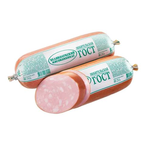 Колбаса вареная Великолукский МК любительская, ГОСТ, 500 г|boiled ...