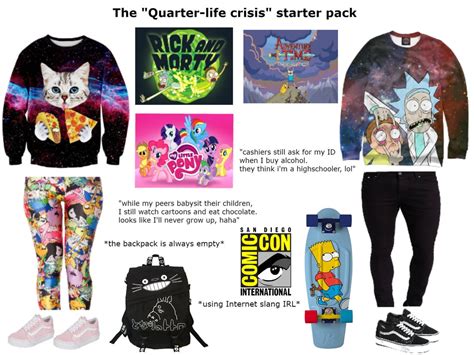 The Quarter Life Crisis Starter Pack Rstarterpacks