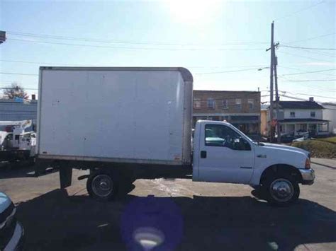 Ford F 450 12ft Box Straight Truck 7 3 Diesel 6 Speed 2000 Van
