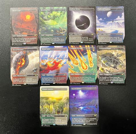 Shock Land Set Mtg Proxy Unfinity Proxy King