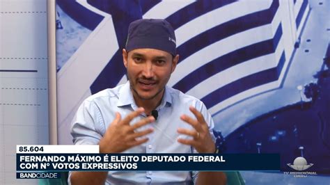 Tv Meridional Band Fernando M Ximo Eleito Deputado Federal