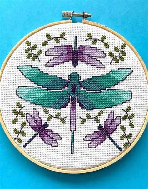 Dragonflies Counted Cross Stitch Reddi Arts